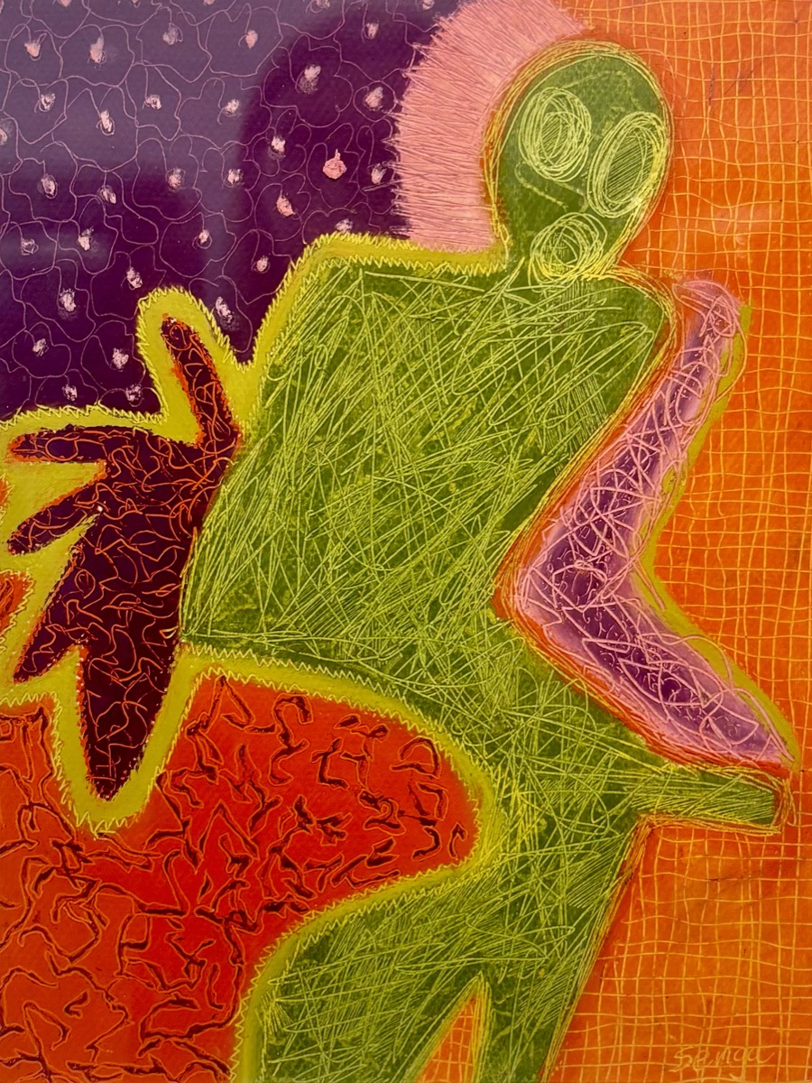 Agnès Senga pastel